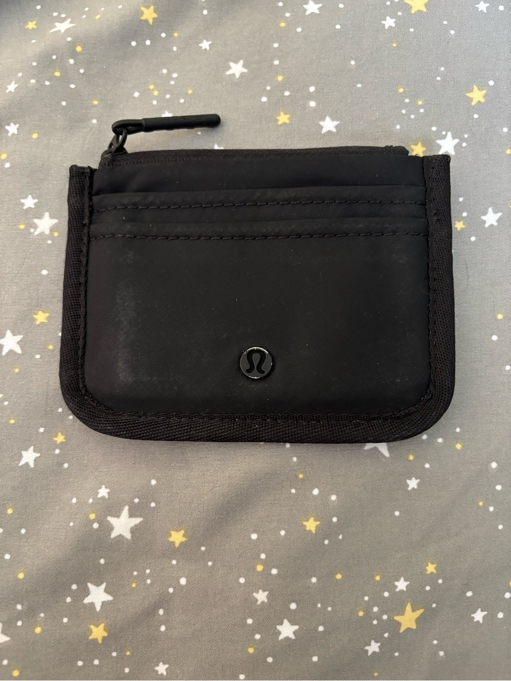 Lululemon Black Zip Card Wallet